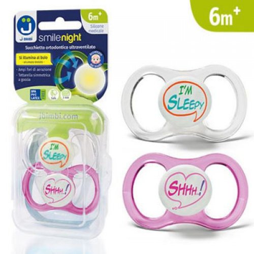 J BIMBI SMILE SUCCHIETTO NOTTE 6+ MESI 2 PEZZI